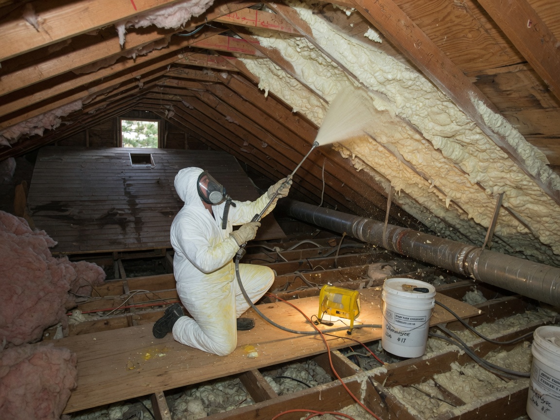 spray foam insulation in Beggs